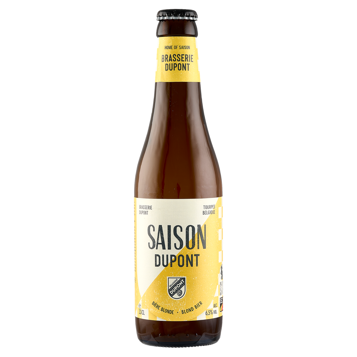 5410702000331 Saison Dupont 33cl - Official HD bottle packshot Dupont Brewery